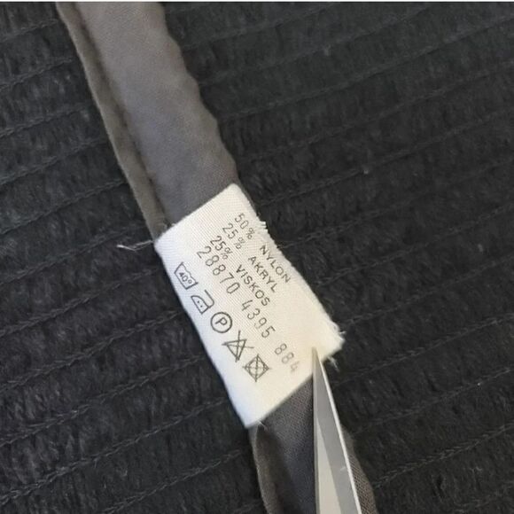 Vintage 50s 60s Mac Scott Sweden Black Stretch Sequined Tube Tank Top Size Small - Picture 10 of 11